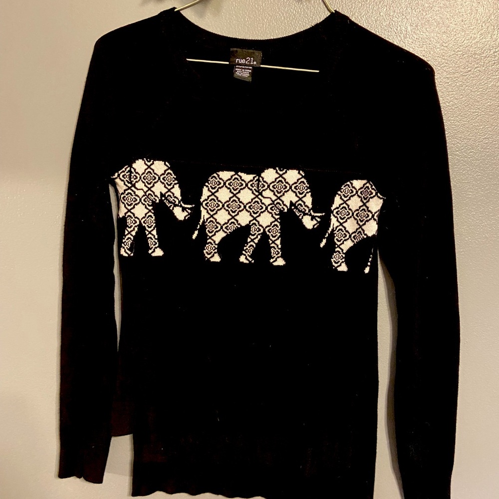 rue21 shirt , color black , size small